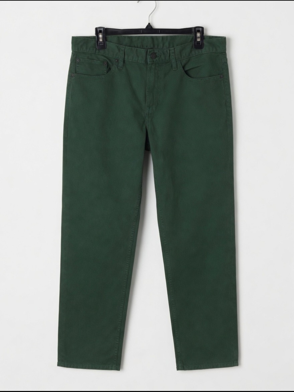 34X32 Women's Straight-Leg Jeans in Deep Green